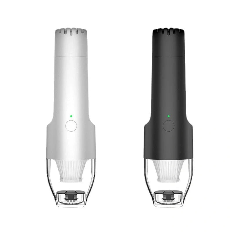 Compact hand-held vacuum cleaner with 5000 Pa suction for home and car use