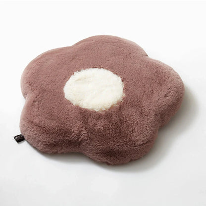 Daisy Slow Rebound Imitation Rabbit Hair Cushion in various colours