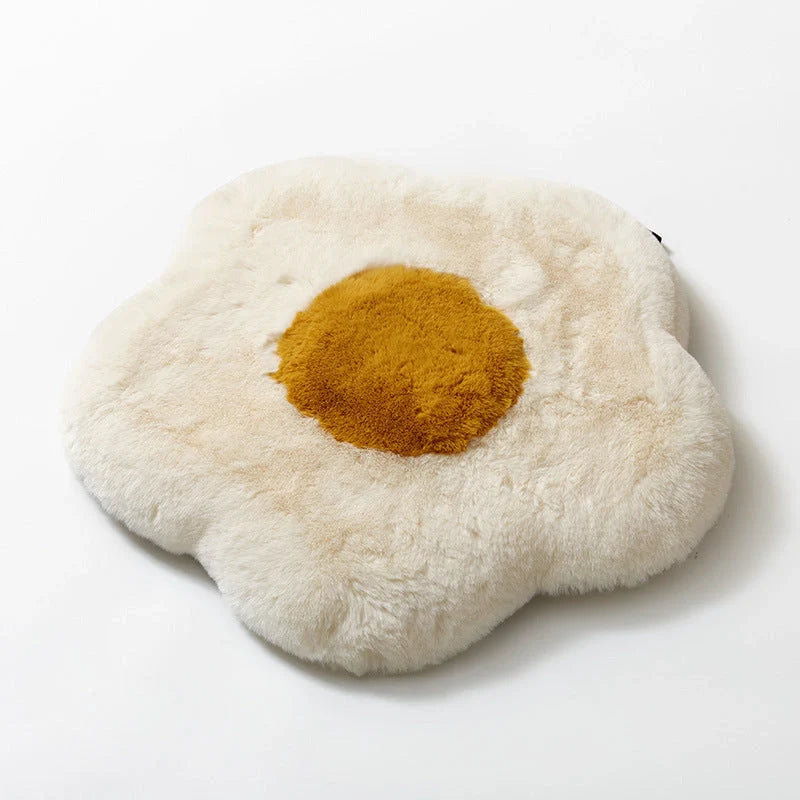 Daisy Slow Rebound Imitation Rabbit Hair Cushion in various colours