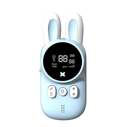 Kids' bunny design walkie talkies in bright colours for safe, fun communication