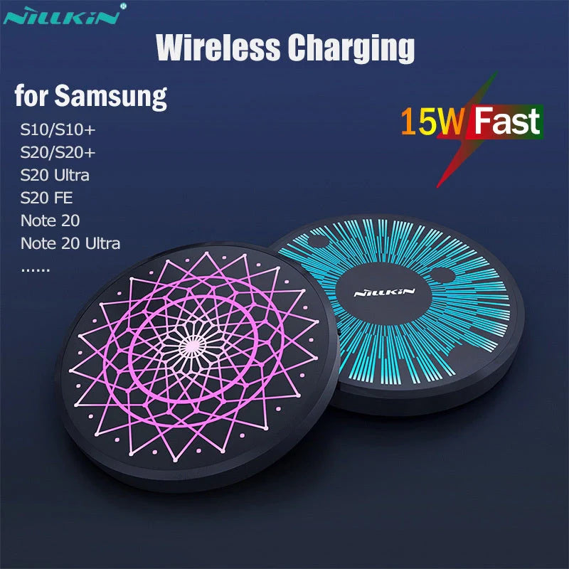 Qi 15W Fast Wireless Charger for Blackview Magic with unique design and universal compatibility