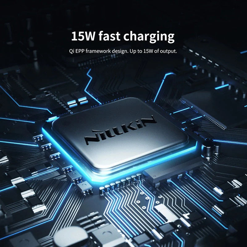 Qi 15W Fast Wireless Charger for Blackview Magic with unique design and universal compatibility