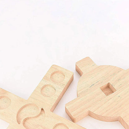 Hand-crafted Loop Throwing Game DIY Kit with wood and iron construction for indoor and outdoor fun