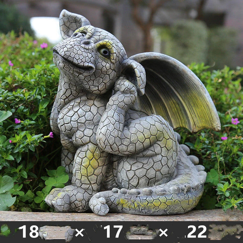 Unique resin animal garden ornaments for outdoor decoration