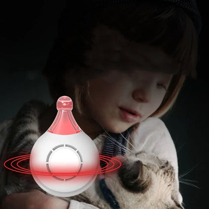 Ultrasonic Pet Pest Repeller with USB Charging and Bright Safety Lights for Outdoor Adventures