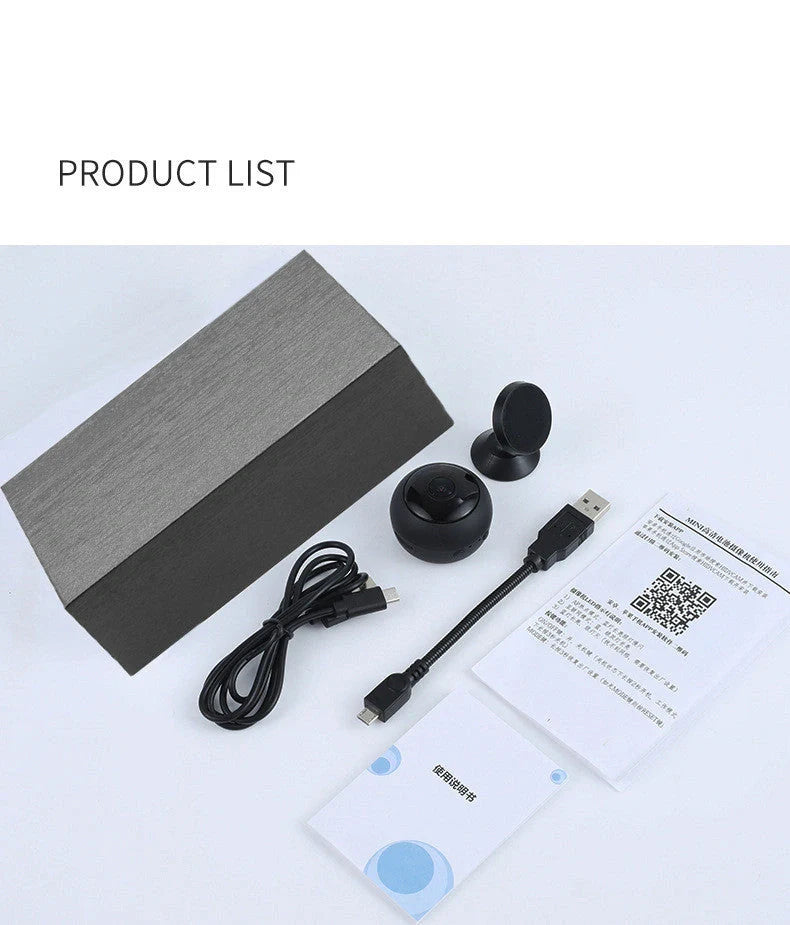 1080P HD Wifi Mini IP Camera with Night Vision for home security