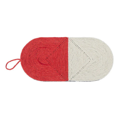Premium sisal and felt cat scratching mat with cactus-inspired design for durable, stylish furniture protection