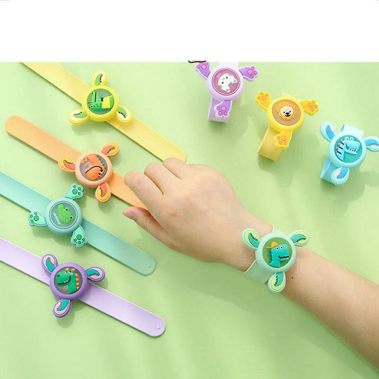 Enchanting luminous mosquito repellent bracelet for children with vibrant colour-changing lights and natural plant-based oil protection