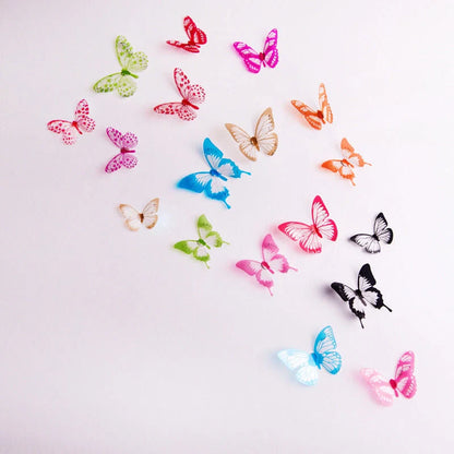 Butterfly three-dimensional wall sticker with waterproof PVC material