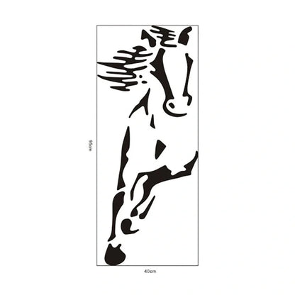Horse Galloping Wall Sticker for bedroom and living room decoration