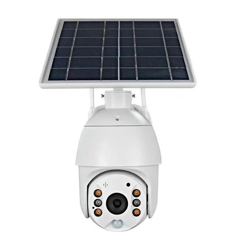 Solar-powered 4G security camera with 1080P resolution and night vision