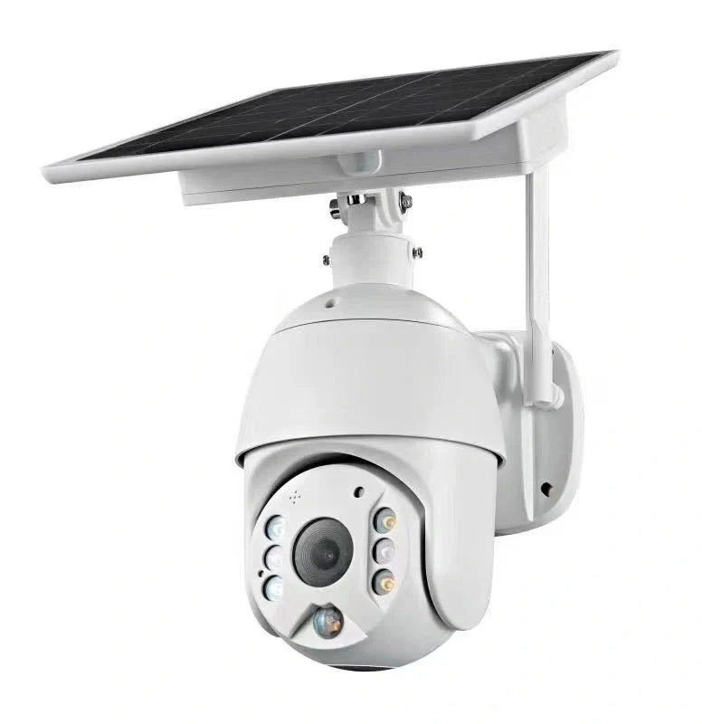 Solar-powered 4G security camera with 1080P resolution and night vision