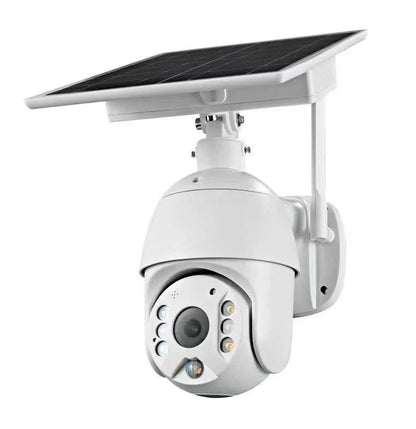 Solar-powered 4G security camera with 1080P resolution and night vision