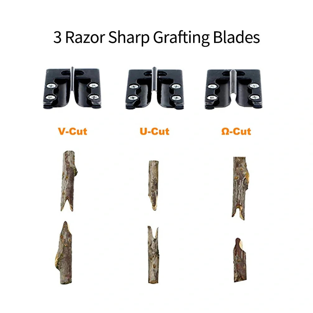 Tool steel grafting pruning shears for precise branch shaping