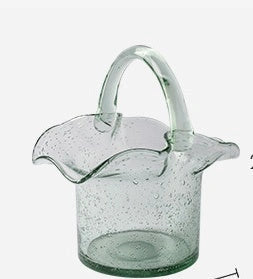 Elegant transparent hydroponic glass vase for stylish living room decor