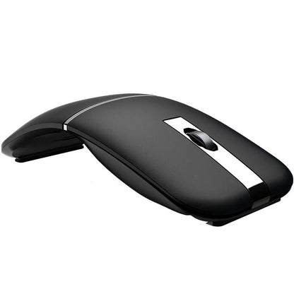 Dual-mode Bluetooth wireless mouse with 180° folding design in various colors