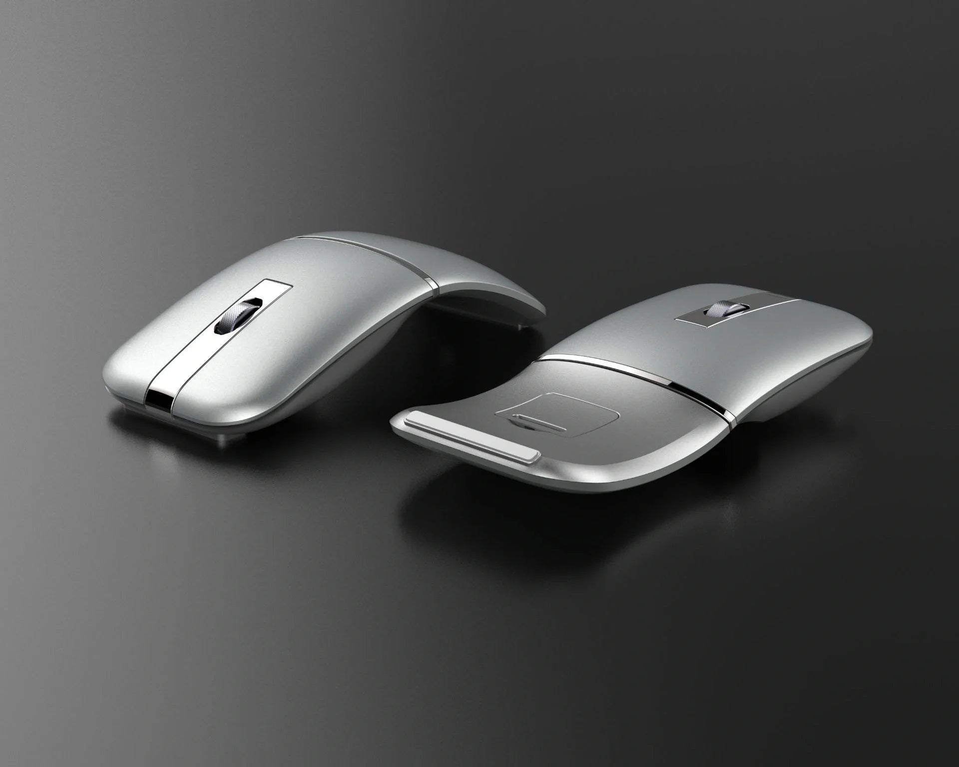 Dual-mode Bluetooth wireless mouse with 180° folding design in various colors