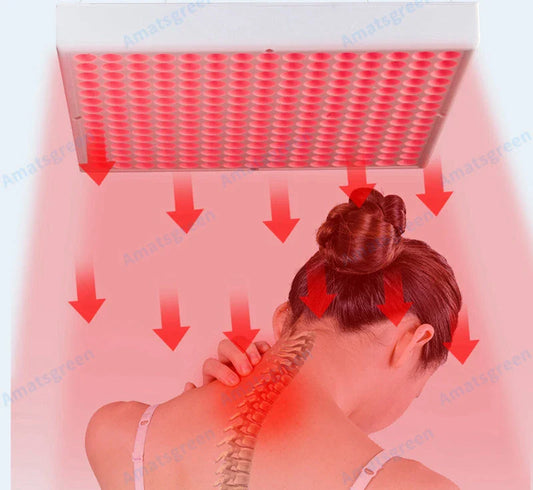 Red light therapy panel with 300W LED for skin rejuvenation, pain relief, and overall wellness