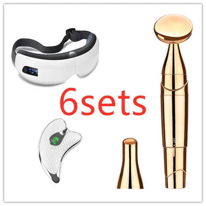 Bluetooth Eye Massager with Air Pressure, Vibration, and Heating Therapy for Soothing Eye Care