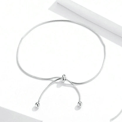 Elegant silver charm anklets with adjustable chain and premium 925 sterling silver construction