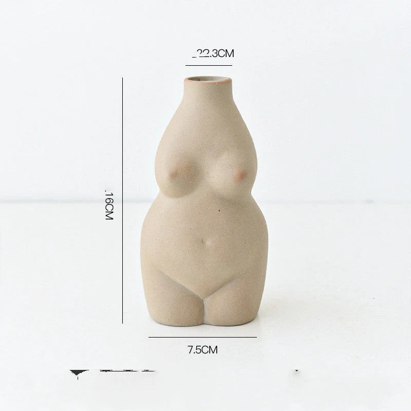 Handmade ceramic vase with electroplated finish in white, gold, and grey