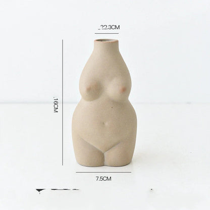 Handmade ceramic vase with electroplated finish in white, gold, and grey