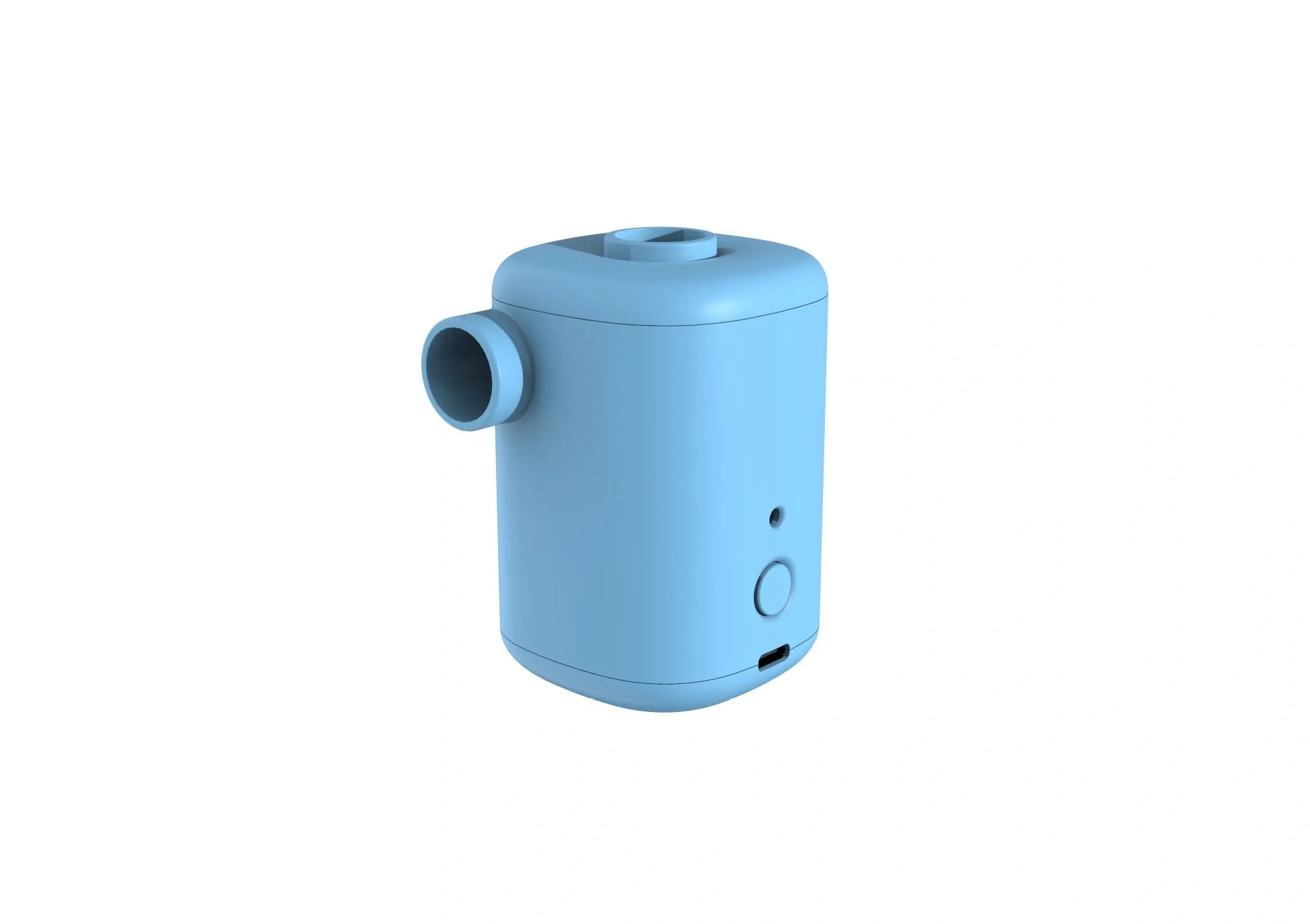 Mini electric inflator with USB charging for swimming rings and inflatables