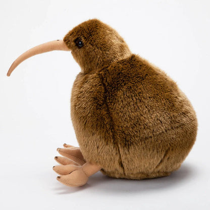 Simulation Kiwi Doll New Zealand National Bird Table Plush in brown
