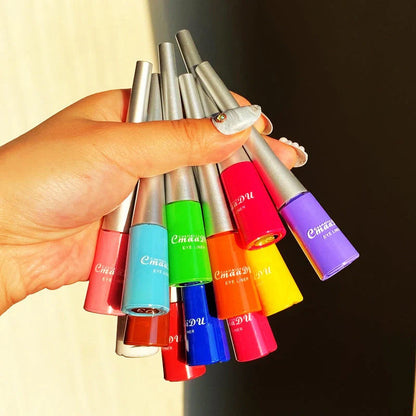 17 Colour Liquid Eyeliner Matte Quick-Drying Waterproof Long-Lasting in 17 vibrant colours