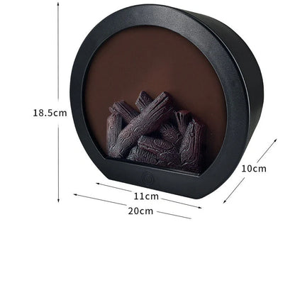 Dynamic Vision 3D Flame Touch Fireplace Lantern Lamp with realistic flame effect