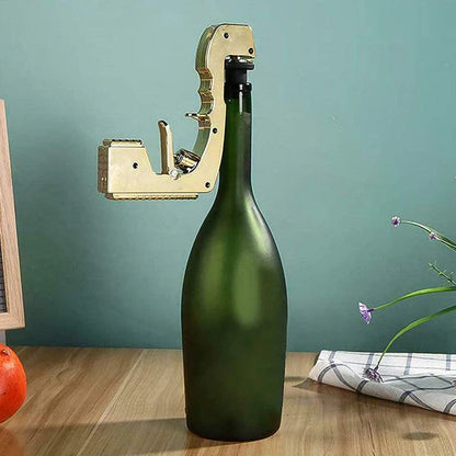 Versatile Champagne Sprayer with adjustable spray controls and stopper/pourer functionality for parties and celebrations