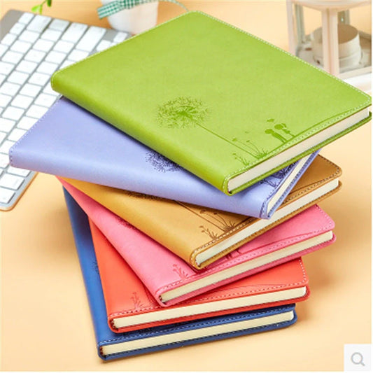 Premium customisable PU leather business notebook in various colours