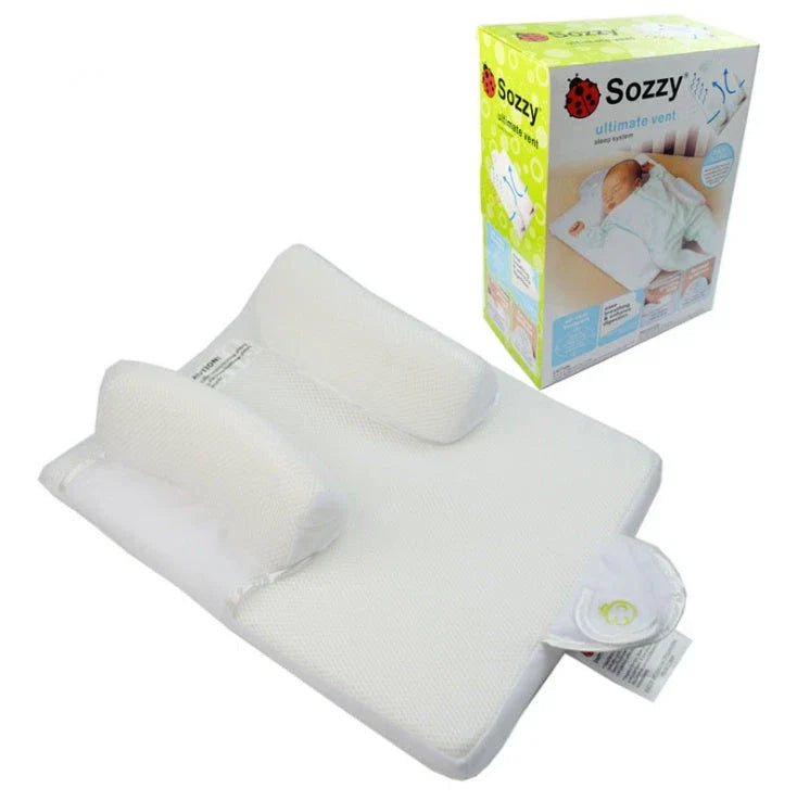 Premium Comfort Baby Sleep Positioning Pad with Gently Sloped Headrest and Curved Armrests for Newborns
