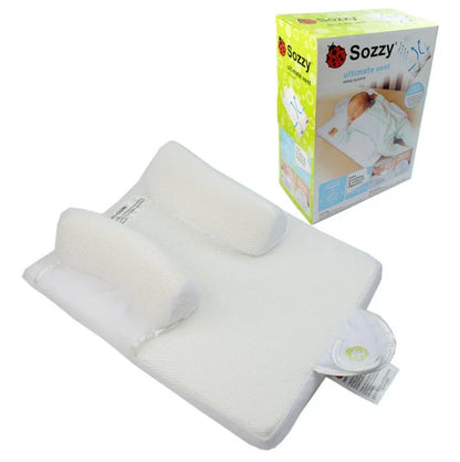 Premium Comfort Baby Sleep Positioning Pad with Gently Sloped Headrest and Curved Armrests for Newborns
