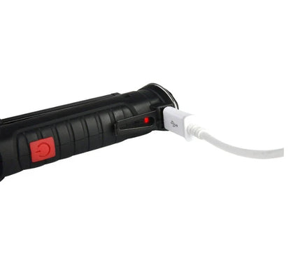 Powerful COB LED Torch with Magnetic Mount and Hanging Hook for Versatile Hands-Free Lighting
