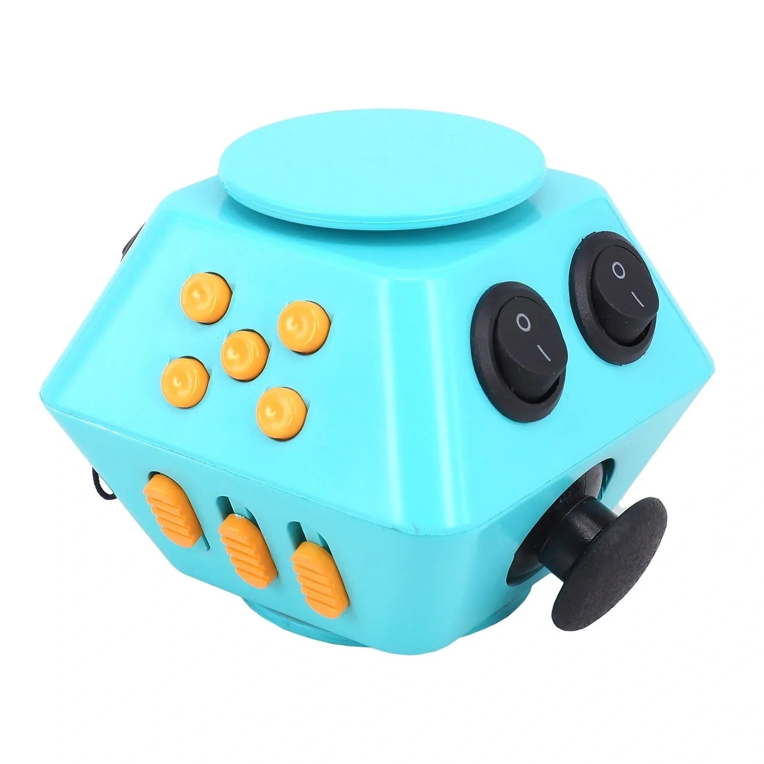 Ten-sided Spinner Cube in various colours for stress relief