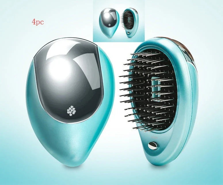 Relaxing Vibration Massage Hair Comb with Negative Ions for Soothing Scalp and Shiny, Healthy Hair