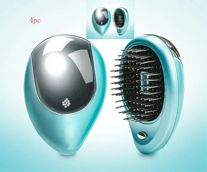 Relaxing Vibration Massage Hair Comb with Negative Ions for Soothing Scalp and Shiny, Healthy Hair