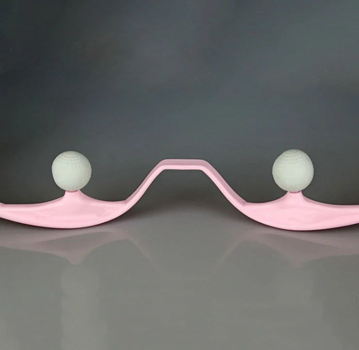 Pressure Point Therapy Neck Massager in pink, blue, and green for neck and shoulder relief