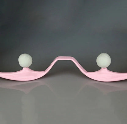 Pressure Point Therapy Neck Massager in pink, blue, and green for neck and shoulder relief