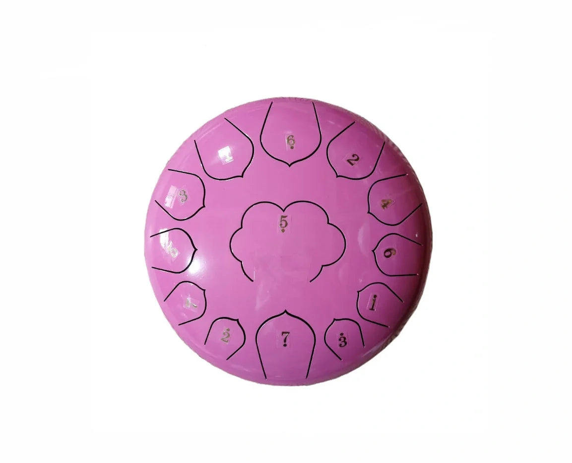 12-inch 13-tone Ethereal Drum in vibrant colours