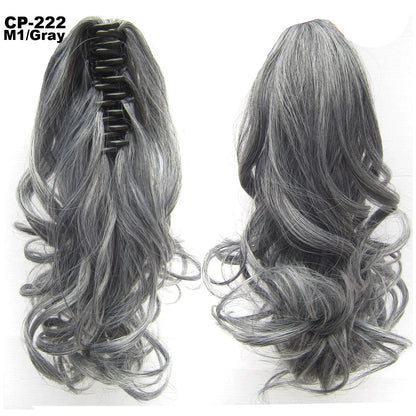 Stylish and realistic-looking hair extension ponytail wrap for versatile hairstyle upgrade