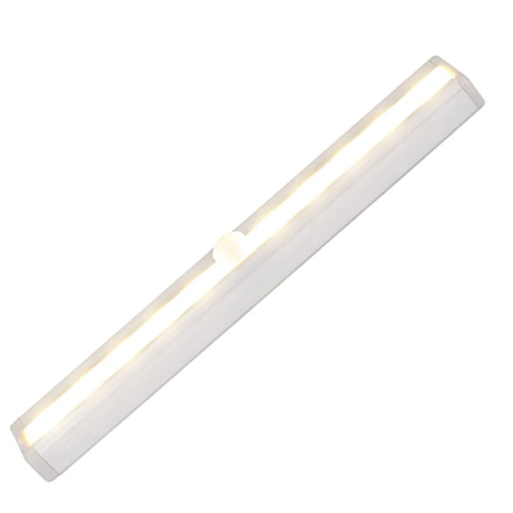 Sleek motion-activated LED cabinet light with infrared sensor for hands-free, energy-efficient illumination