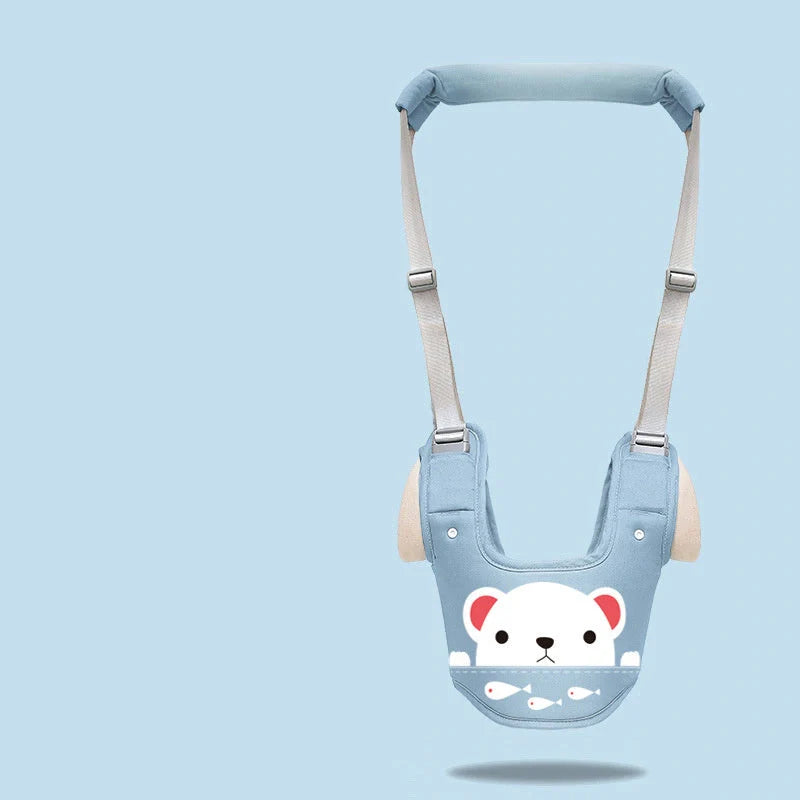 Adjustable baby walker harness for toddlers in various colours and designs