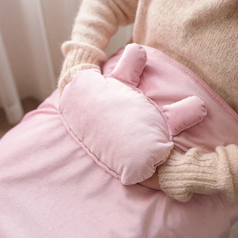 USB Electric Plush Warming Blanket in various colours with crystal super soft lamb fabric