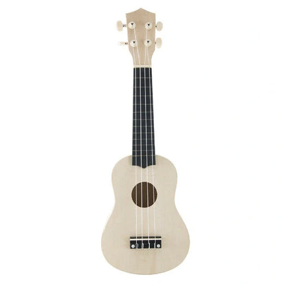 Hand-painted cherry blossom ukulele for beginners with durable basswood construction
