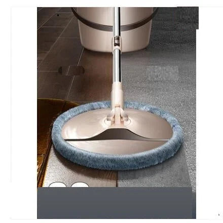 Rotary Mop with automatic wringing, telescopic handle, and microfibre cleaning for effortless home cleaning in the UK