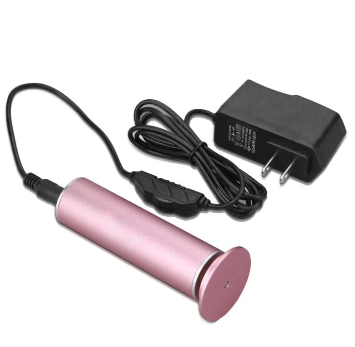 Rechargeable electric pedicure tool for dead skin and callus removal with sandpaper disks