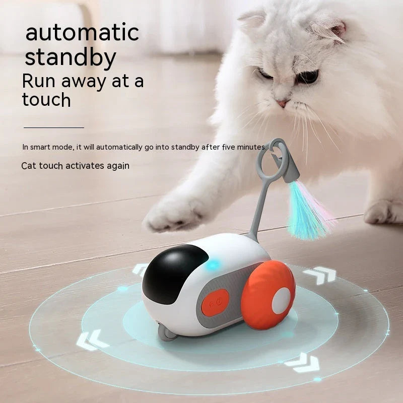 Wireless Interactive Cat Toy Car with Remote Control - Engaging Feline Fun