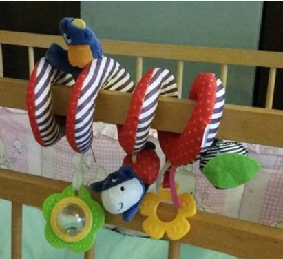 Soft, plush baby rattles in adorable rabbit and bear designs to soothe and entertain infants and toddlers